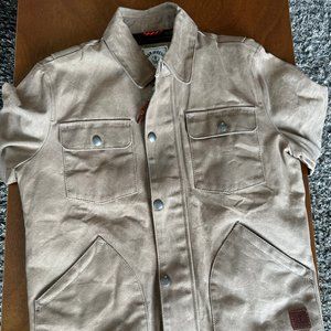 Iron and Resin Cruiser Jacket in Field Tan
